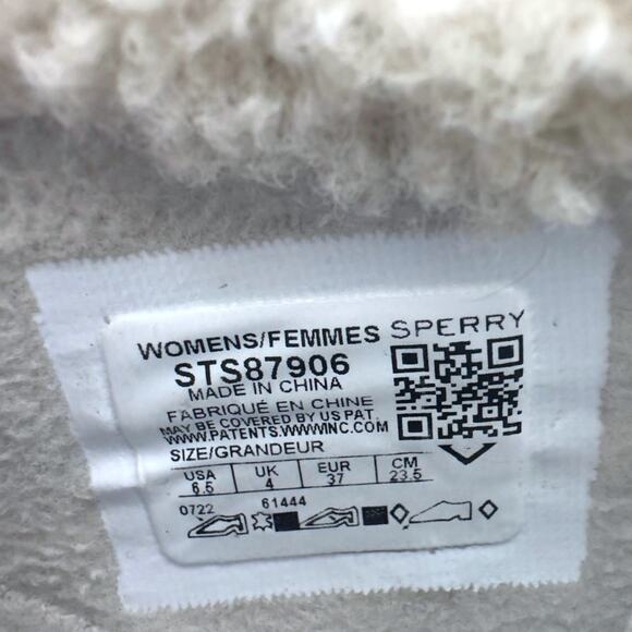 Sperry Women's Crest Side Zip Cozy Sneaker Boot Size 6.5 Khaki Suede STS87905 - Picture 10 of 11